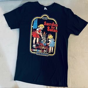 MY FIRST SACRIFICE FOR SATAN TEE SIZE MEDIUM